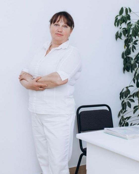 Руслана Іванівна Мацяшик у кабінеті клініки
